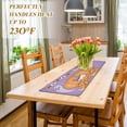 thumbnail image 3 of FREEAMG Pumpkin Cat Cute Long Trivet Table Runner Non-Slip Heat Resistant Table Protector Waterproof Easy to Clean Halloween Ghost Hot Pads Pot Holder Table Mats, 3 of 7