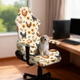 thumbnail image 2 of TSOVTHRID Rooster Chicken Sunflower Print 4 PCS Gaming Chair Cover with Armrest Slipcovers Soft Stretchable Washable Computer Chair Seat Slipcovers Cat Scratch Proof, 2 of 7