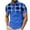 Blue, variant on WAVSUF Lapel Polo Shirt for Mens Soft Pique Polos T-Shirt Khaki Size 4XL
