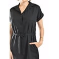 thumbnail image 4 of Vestido camisero de lino Roman Fashion /Juvenil, 2336 (Negro) negro M, 4 of 6