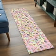 thumbnail image 4 of Easter Area Rugs Collection 2'x6', Spring Colorful Rabbit Ears Eggs Flowers Carrots Non Slip Indoor Rectangle Throw Runner Rug Floor Mat Carpet for Living Room Dining Table Bedroom Nursery, 4 of 9
