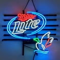 thumbnail image 2 of NEW Flying Duck Miller Lite Beer Neon Signs For Beer Bar Man Cave Restaurant Wall Decor 19"x15", 2 of 7