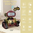 thumbnail image 3 of Toytexx RC Robot Toy for Kids with Remote Control, Gesture Sensing, Programmable Actions, LED Eyes, Music, Dance & Voice Recording, Rechargeable Interactive Robot Gift Ages 3+(Random Color), 3 of 10