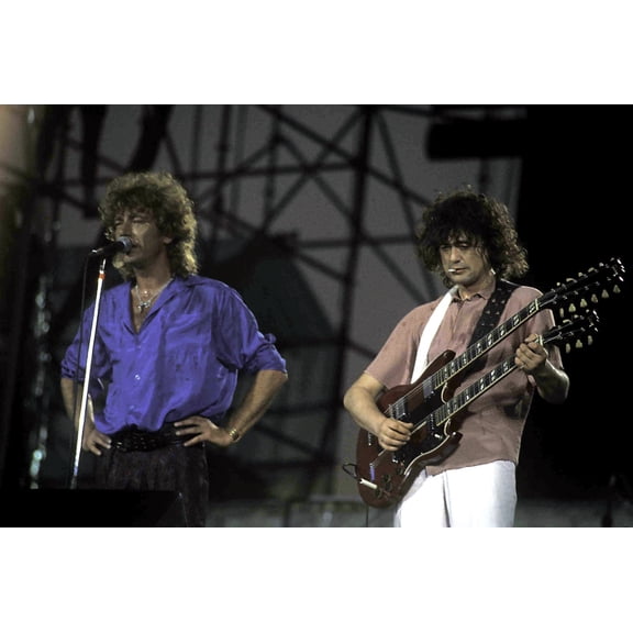 Led Zeppelin performing Photo Print (10 x 8)