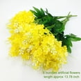thumbnail image 5 of Sinhoon 6pcs Artificial Silk Flowers Fake Hyacinth Floral Plants Arrangements Outdoor Indoor Home Garden Hotel Wedding (Yellow), 5 of 5