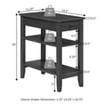 thumbnail image 6 of Convenience Concepts American Heritage End Table/Charging Station, Natural, 6 of 7