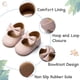 thumbnail image 4 of Infant Baby Girls Mary Jane Flats Non Slip Soft Sole Princess Wedding Dress Shoes 0-6 months 11cm, 4 of 4