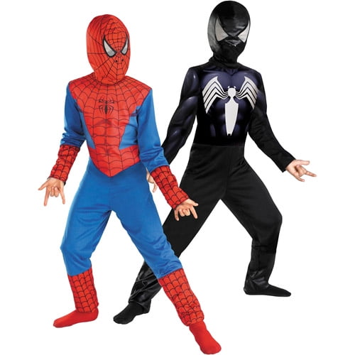 Reversible Spider-Man Child Halloween Costume - Walmart.com - Walmart.com