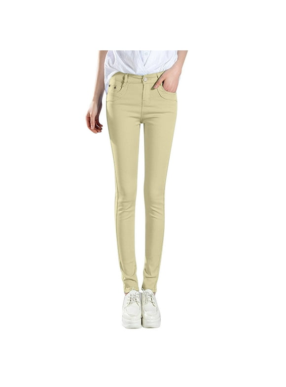 Womens Khaki Jeans