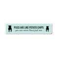thumbnail image 2 of Funny Pug Owner Novelty Decor, Metal Wall Sign - 4x18 Inches, 2 of 4