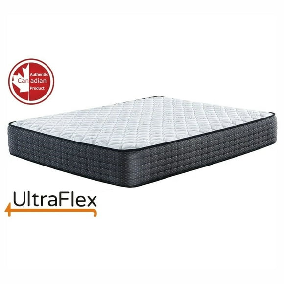 Ultraflex HARMONY - Matelas Hybride Orthopédique, à Ressorts Ensachés, Certifié CertiPUR-US, Couche de Confort en Mousse Encapsulée, Écoresponsable (Fabriqué au Canada)