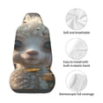thumbnail image 4 of Yiaed Adorable Llama In Flowers Print Car Seat Covers,Universal Auto Seats Protector Fits for Car,SUV Sedan,Truck,Automotive Seat Covers & Accessories, 4 of 5
