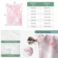 thumbnail image 6 of Pink Marble Balloon Curtains for Bedroom/Front Door/Bathroom, Modern Abstract Art Elegant Tie Up Curtains 63 Inch Length Light Filtering Kitchen Curtains Shades for Windows 46"x63", 6 of 8