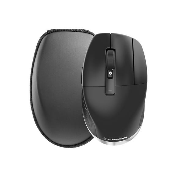 3Dconnexion CadMouse Pro Wireless - Mouse - ergonomic - 7 buttons - wireless - Bluetooth, 2.4 GHz - USB wireless receiver