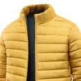 thumbnail image 4 of Gfyviroh Men's Lightweight Puffer Jackets Comfortable Stand Collar Long Sleeve Coats Full Zip Winter Down Jackets, 4 of 4