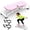 PINK, variant on Fahuac Sliding Ski Simulator with Resistance Bands - Indoor Skiing Fitness Equipment for Home Gym, With Resistance Bands & Non-Slip Base, Full-Body Cardio Training Machine for Core, Leg & Arm Workout