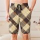 thumbnail image 2 of Mens Pantalones de Verano Ligero Casual Algodón Medio Pantalones Cortos, Ropa de Dormir de Color Sólido Y Pantalones de Vestuario, 2 of 9
