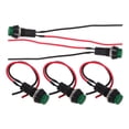 thumbnail image 1 of KAKOWELY 5pcs Momentary Push Button Switch Replacement Push Button For Automotive Boat DC 12-24V,1.3X"X0.67"X0.67", 1 of 4