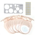 thumbnail image 3 of Ostomy Ileostomy Bag, Skin-friendly Hydrocolloid Adhesive Colostomy Bag Heat Insulation Film No Leakage  For Doctor For Patients For Daily Furniture, 3 of 8