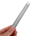 thumbnail image 3 of LOLIPPYY 30pcs 6 Inch 15 cm Pocket Ruler Metal Straight Edge Stainless Steel Ruler Precision Measuring Tool Metal Carpenter Gauge for Drafting Drawing Sewing, 3 of 7
