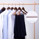 thumbnail image 5 of Elegantes perchas de madera para trajes, construcciones de madera maciza de primera calidad con barra antideslizante para ropa pesada, acabado natural suave que garantiza durabilidad y estilo para su, 5 of 7