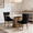 Black, variant on Modern, High-end Tufted Solid Wood Contemporary Velvet Upholstered Dining Chair with Chrome Stainless Steel Plating Legs, Nailhead Trim, Set of 2