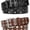 Black(star)+Brown, variant on Timarkment 2pcs Belts for Women Double Grommet Womens Belts for Jeans Studded Punk Women's Leather Belt