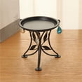 thumbnail image 1 of stanreset Indoor Iron Plant Stand Mini Desktop Plant Holder Iron Flower Pot Trivet, 1 of 6