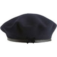 thumbnail image 6 of Sivi Traditional Style Cap With Metal Star Badge – Woolen French Beret Hat for Men and Women, 6 of 10