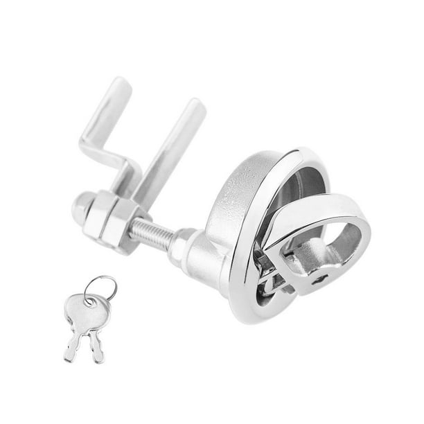 jinwen 2 inch Latch Flush Pull Turning Lock Lift Handle for Boat Deck