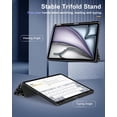 thumbnail image 4 of Funda TimoVo para iPad Air de 13 pulgadas (M3/M2-2025/2024) con soporte para lápices, 4 of 9