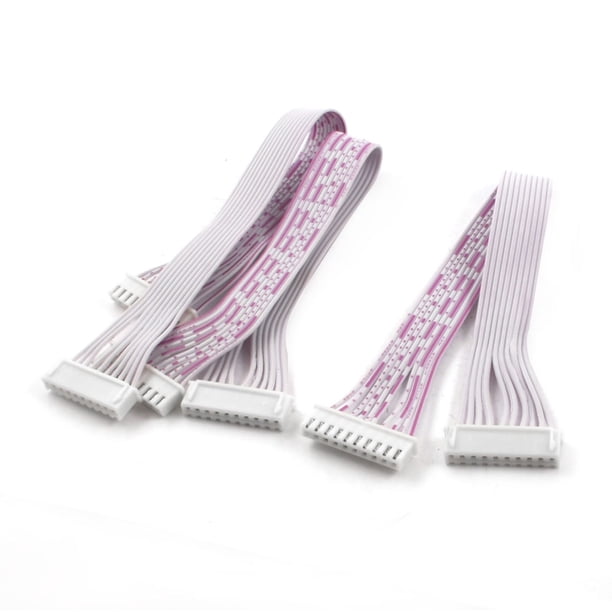 Cable de conector XH hembra de 3 piezas de 10 pines de 2.54 mm de largo 8" 20 cm