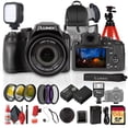 thumbnail image 1 of Panasonic Lumix FZ85D / FZ80D Digital Camera 18.1MP MOS Sensor 60x Optical Zoom Bundle with 64GB Memory Card + Tripod + Backpack + Flash light + BMB9 Battery +Charger + More (15 Items), 1 of 9