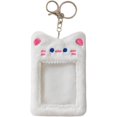 thumbnail image 1 of Lindo soporte para tarjetas fotográficas Kpop de felpa con llavero, oso de dibujos animados, conejo, gato, funda para fotos, ID, tarjeta de crédito bancaria, protector, papelería, 1 of 4