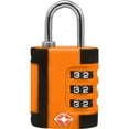thumbnail image 3 of TraverGo Two Tone 3 Digit Combination Lock TR1100OR, 3 of 6