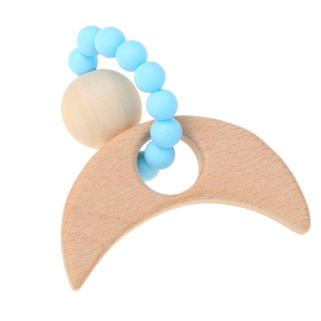 Juguete de Bebés Suave Peluche Cama Muñecas Accesorios Juegos de para Regalo Productos para Bebés Zulema Mordedor de haya de madera