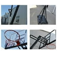 HONGGE 60 in. Portable Basketball Hoop System, 8 10 ft. Height