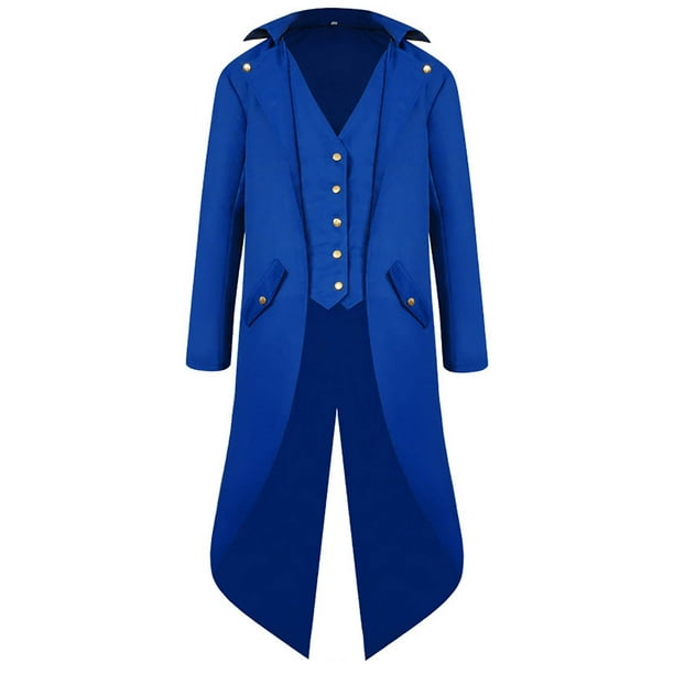 Ropa de Halloween para padres e hijos Ropa de hombre Traje de esmoquin retro de longitud media para hombre Adulto Fridja nalpqowj25580