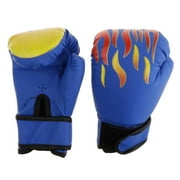 2 Pairs Kids Boxing Gloves for Children Age 6 to 12 Years 8oz PU Leather Kickboxing boxeo en tailandia Thai Sparring