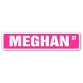 thumbnail image 1 of SignMission SS-MEGHAN 4 x 18 in. Childrens Name Room Street Sign - Meghan, 1 of 1