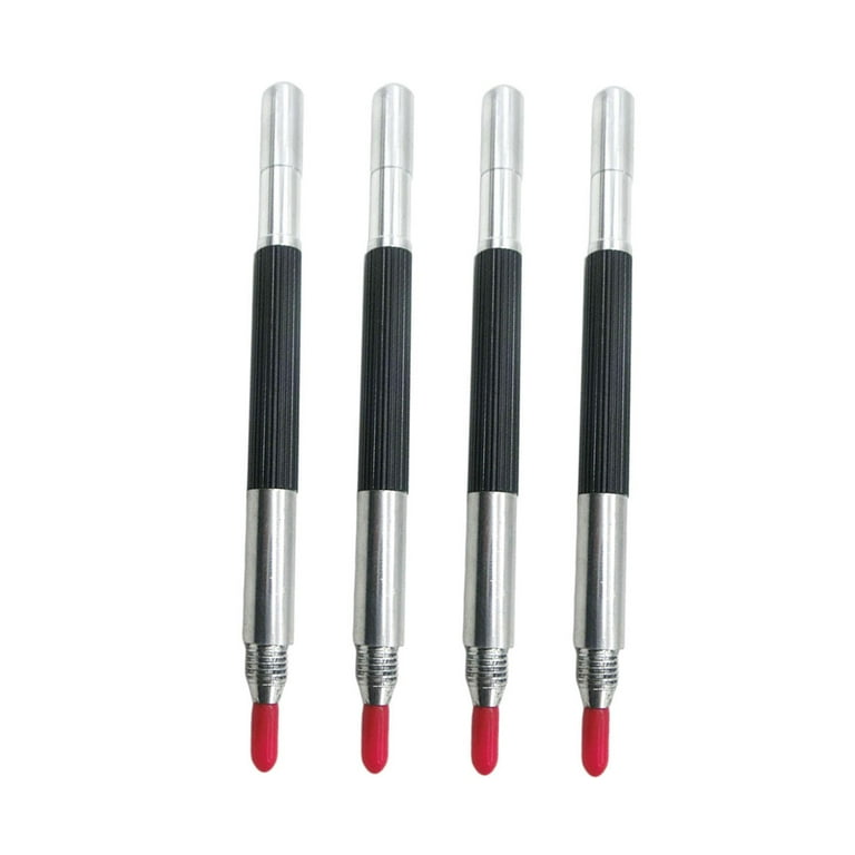 4x Etching Engraving Pen Double Ended Deep Reach Markers Hand Tools Multi  Purpose Tungsten Carbide Scribing Pens for Ceramics Metal Glass