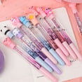 thumbnail image 2 of Bolígrafo de Gel Kawaii para niñas, bolígrafos tipo aguja de arena movediza de 0,5mm, papelería coreana, suministros escolares y de oficina, 2 of 4