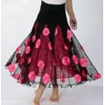 thumbnail image 2 of Long Ballroom Smooth Flamenco Fashion Waltz Modern Dance Skirts Clothes Cheap, 2 of 2