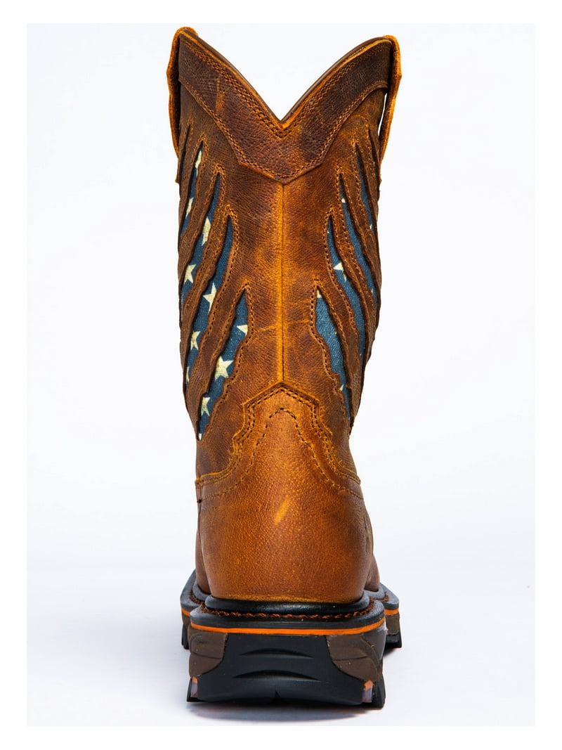 Cody James Men's Flag Western Work Boot Nano Composite Toe DBP-3