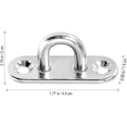 thumbnail image 3 of Pad Eye Plate, Heavy Duty Eye Plate Hook Stainless Steel Staple Ring Hook Loop, 3 of 4