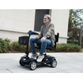 thumbnail image 3 of Outdoor Mobility Scooter for Senior, Heavy Duty Electric Scooters with 4 Wheel, Sliding Swivel Seat with Flip-Up Armrests for Adults, Easy Assembly, 300lbs, Blue, SS122, 3 of 9