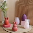thumbnail image 5 of Easter Candle Mold, Bunny Egg Cement Mould, Silicone Resin Casting, Non-Stick Flexible, Reusable D I Y Craft Tool, Home Decor, Holiday Gift, 5 of 7