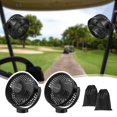 thumbnail image 1 of Paquete de 2 ventiladores magnéticos para carrito de golf MAGOLFIN, recargables, 12000 mAh, 1 of 8