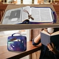 thumbnail image 3 of FINPAC Large Bible Cover with Shoulder Strap, Durable Carrying Case, Bible Protection, Ideal Gift for Female Women, Galaxy, 3 of 8