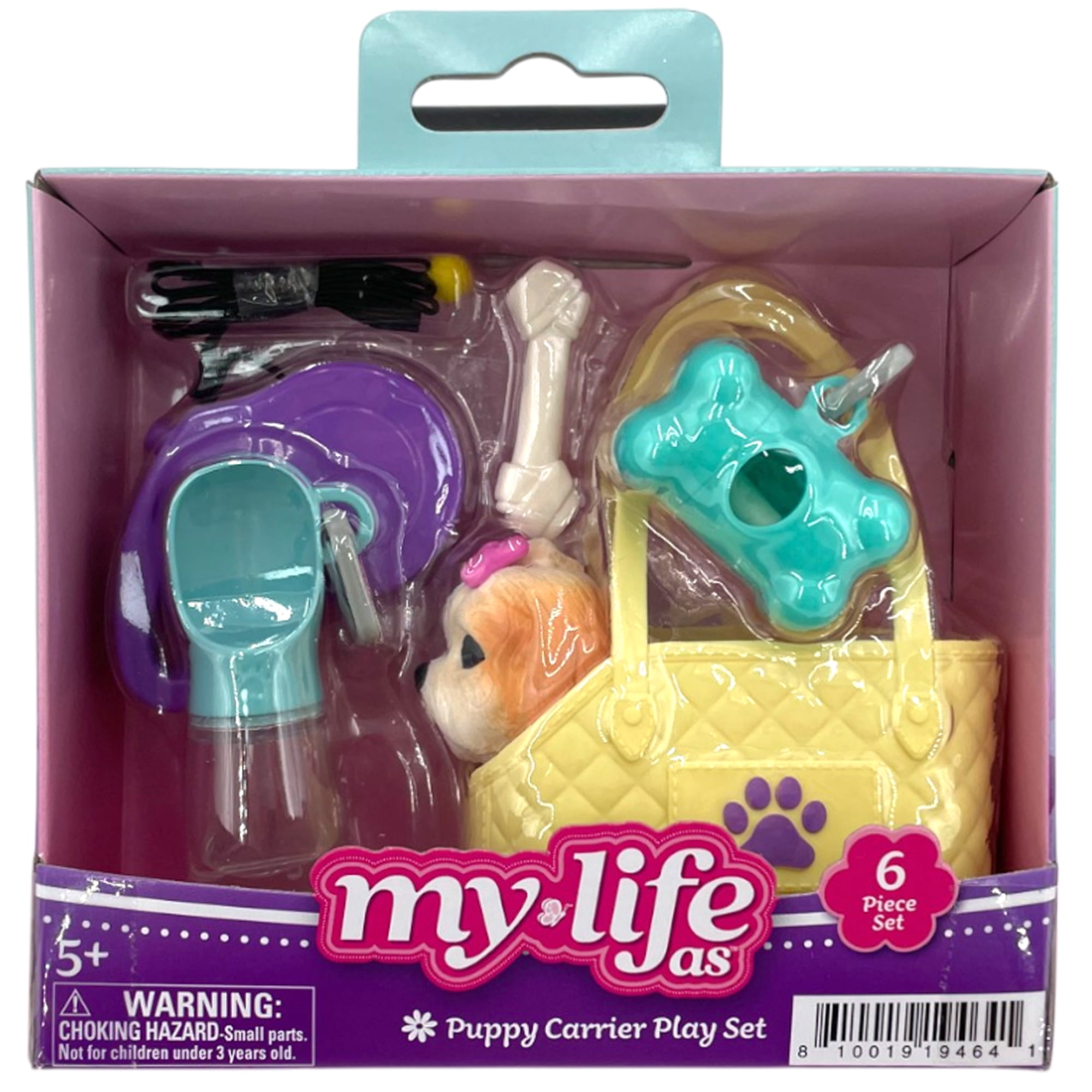 My Life As Puppy Carrier Playset for 18-in Dolls